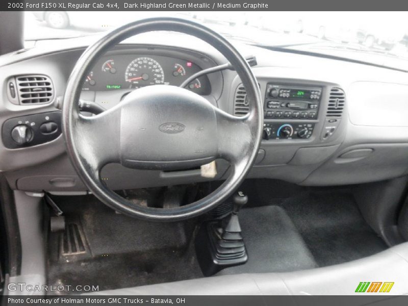 Dashboard of 2002 F150 XL Regular Cab 4x4