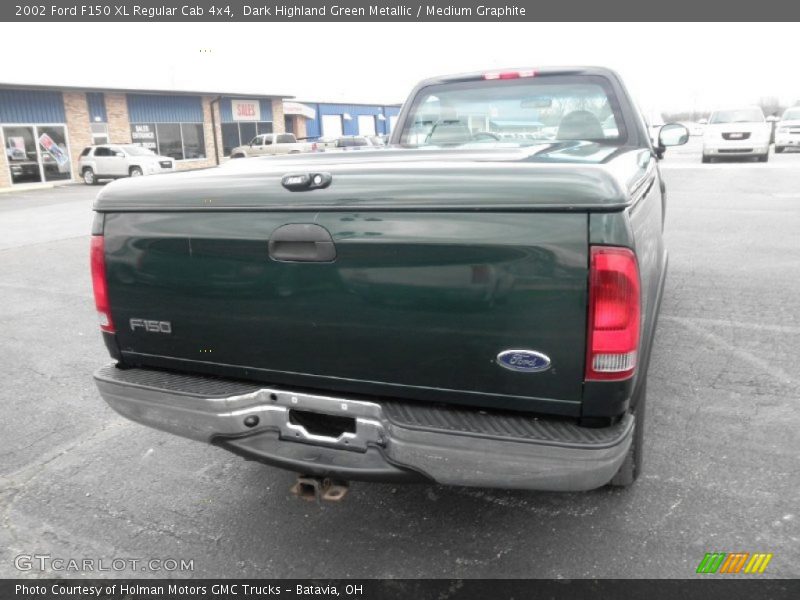 Dark Highland Green Metallic / Medium Graphite 2002 Ford F150 XL Regular Cab 4x4