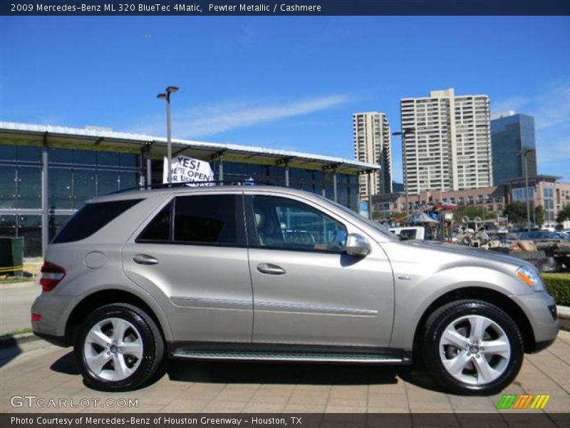 Pewter Metallic / Cashmere 2009 Mercedes-Benz ML 320 BlueTec 4Matic