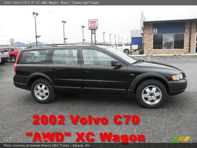 Black / Taupe/Light Taupe 2002 Volvo V70 2.4T XC AWD Wagon