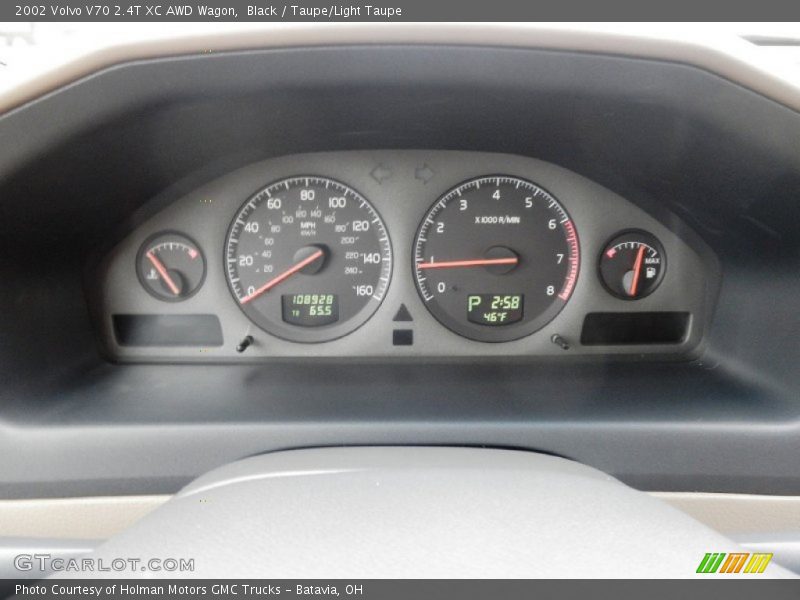 Black / Taupe/Light Taupe 2002 Volvo V70 2.4T XC AWD Wagon