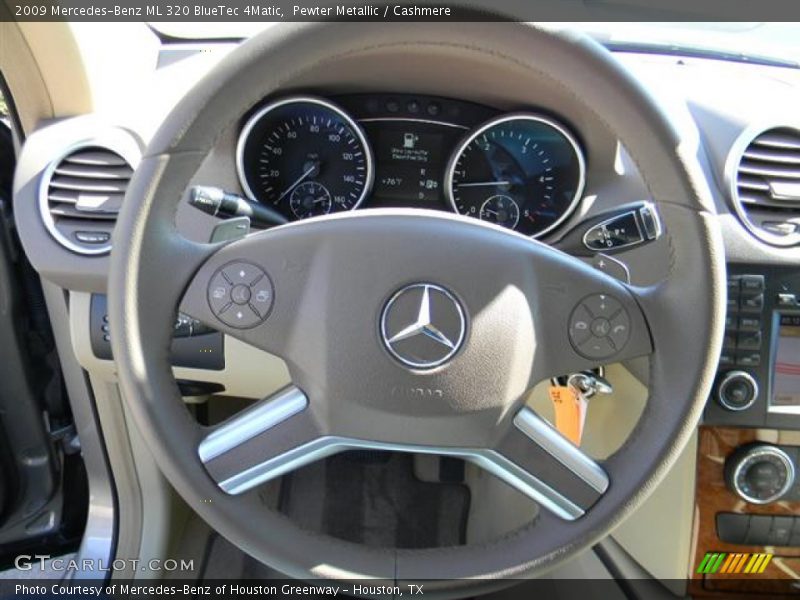 Pewter Metallic / Cashmere 2009 Mercedes-Benz ML 320 BlueTec 4Matic