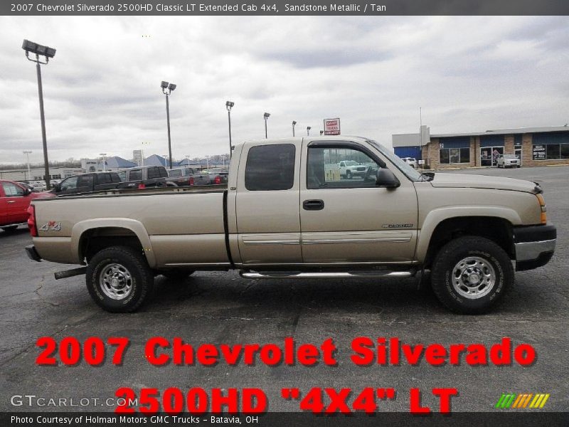 Sandstone Metallic / Tan 2007 Chevrolet Silverado 2500HD Classic LT Extended Cab 4x4