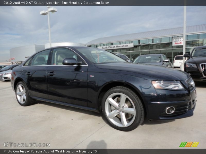 Moonlight Blue Metallic / Cardamom Beige 2012 Audi A4 2.0T Sedan