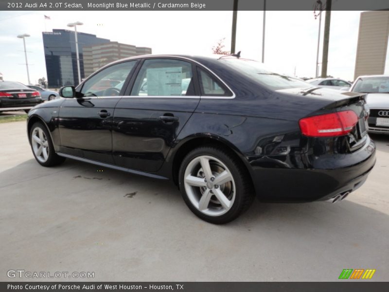 Moonlight Blue Metallic / Cardamom Beige 2012 Audi A4 2.0T Sedan
