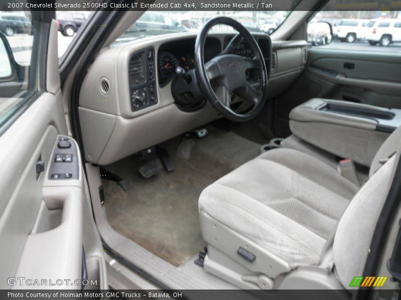 Sandstone Metallic / Tan 2007 Chevrolet Silverado 2500HD Classic LT Extended Cab 4x4