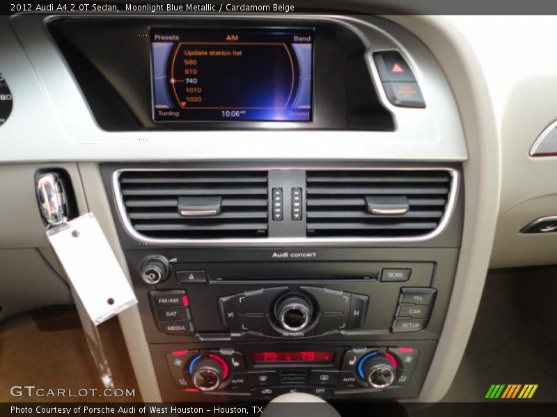 Moonlight Blue Metallic / Cardamom Beige 2012 Audi A4 2.0T Sedan