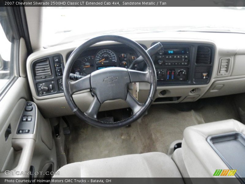 Sandstone Metallic / Tan 2007 Chevrolet Silverado 2500HD Classic LT Extended Cab 4x4