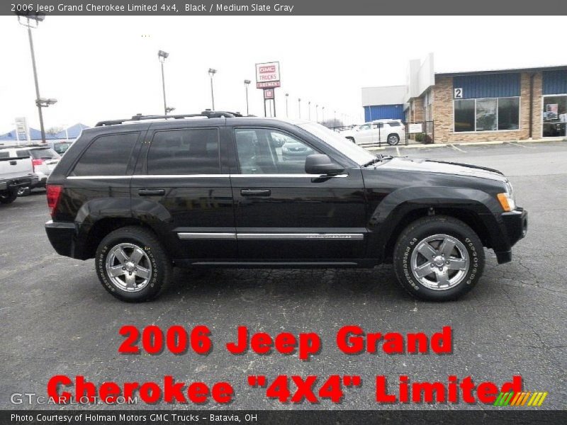 Black / Medium Slate Gray 2006 Jeep Grand Cherokee Limited 4x4
