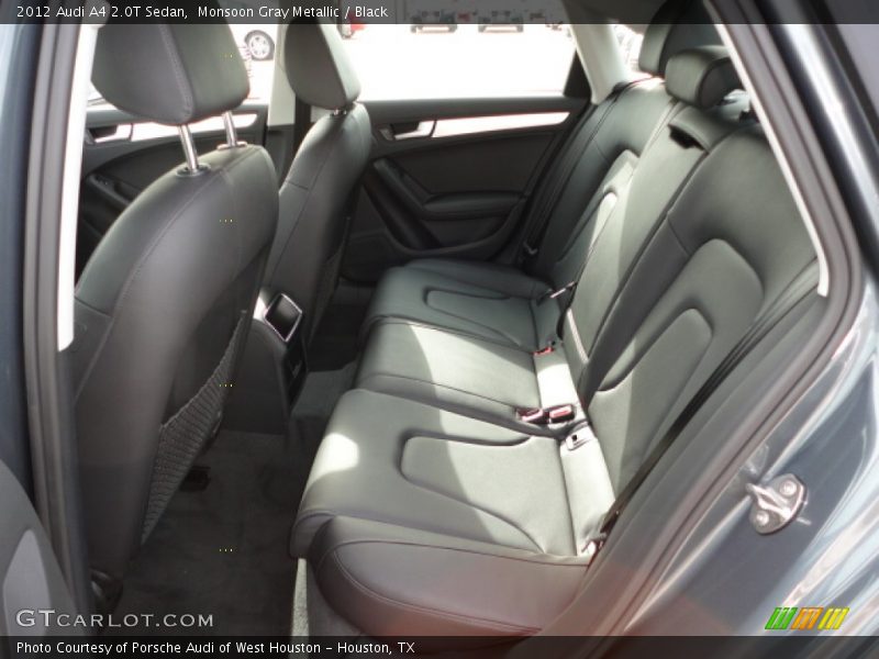 Monsoon Gray Metallic / Black 2012 Audi A4 2.0T Sedan