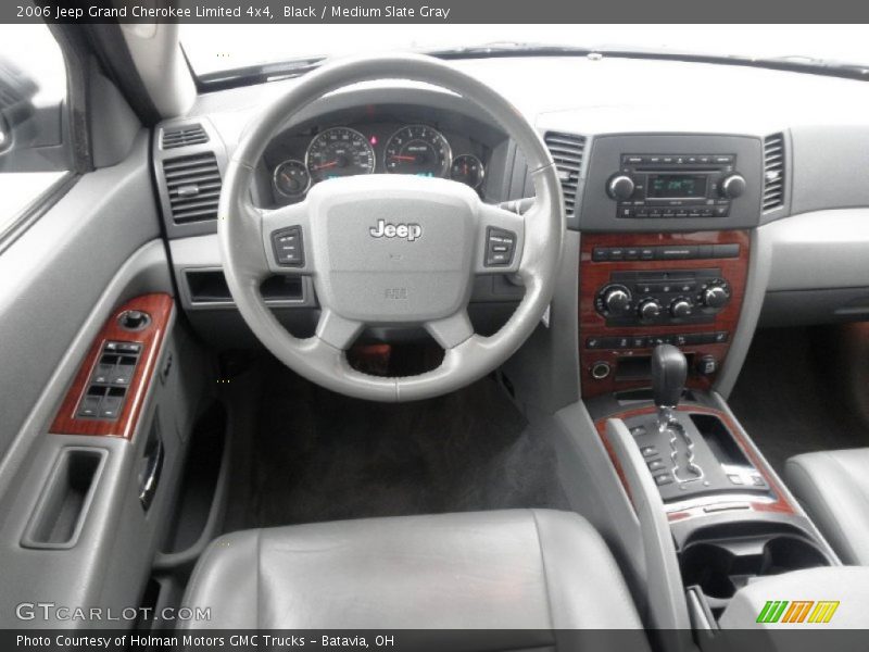Black / Medium Slate Gray 2006 Jeep Grand Cherokee Limited 4x4