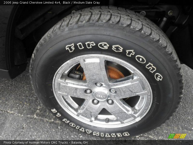 Black / Medium Slate Gray 2006 Jeep Grand Cherokee Limited 4x4