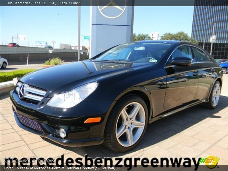 Black / Black 2009 Mercedes-Benz CLS 550