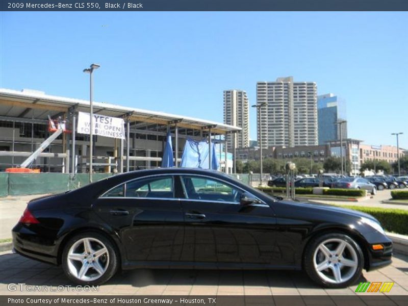 Black / Black 2009 Mercedes-Benz CLS 550