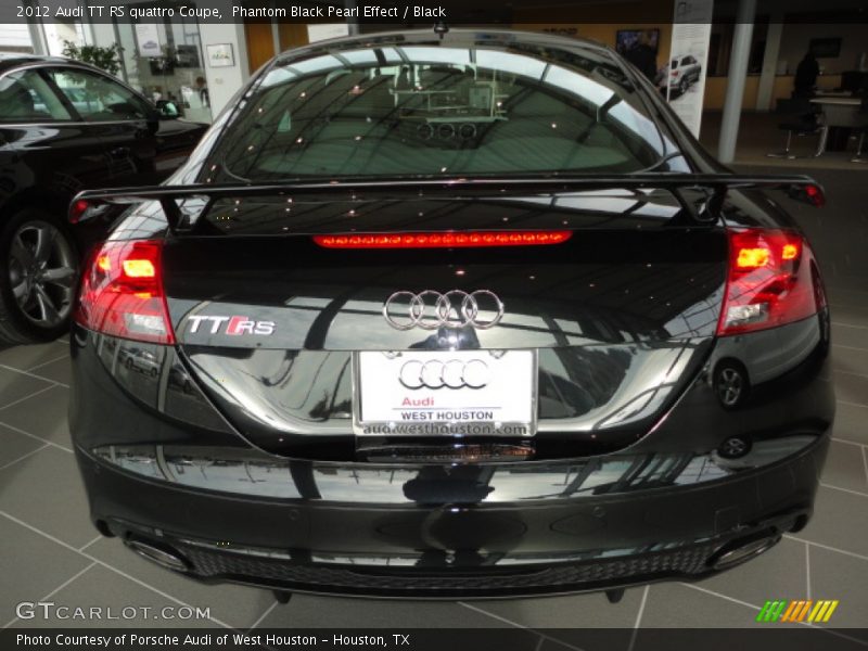 Phantom Black Pearl Effect / Black 2012 Audi TT RS quattro Coupe