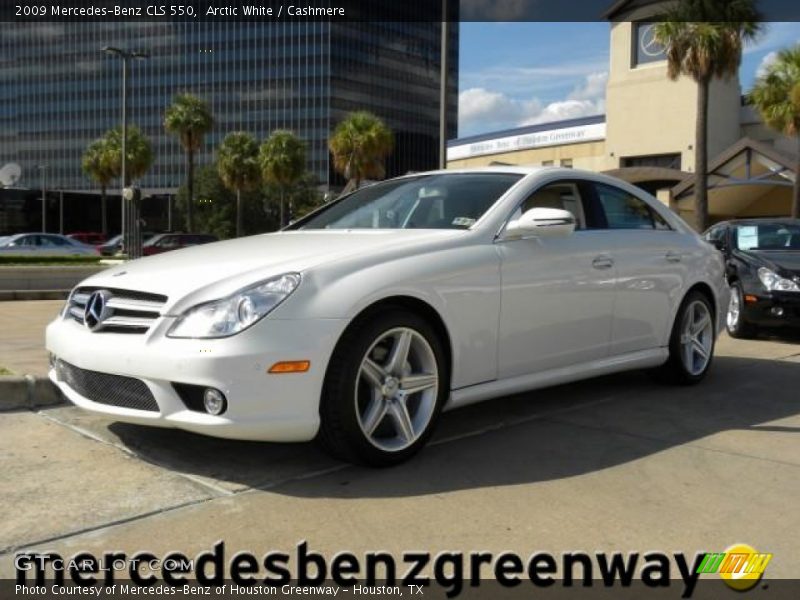 Arctic White / Cashmere 2009 Mercedes-Benz CLS 550