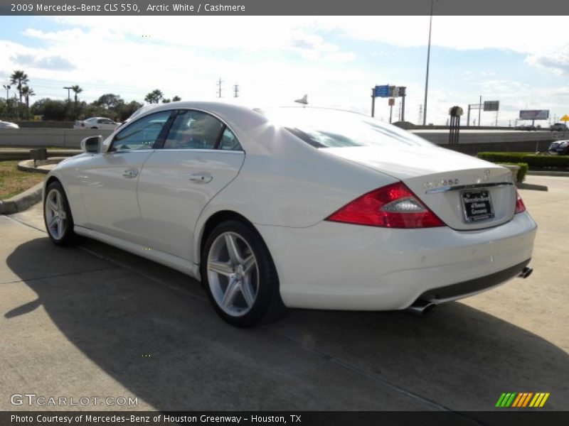 Arctic White / Cashmere 2009 Mercedes-Benz CLS 550