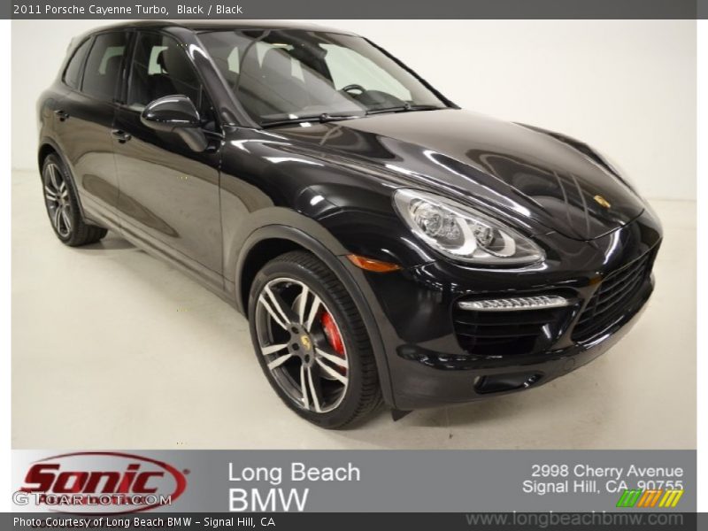 Black / Black 2011 Porsche Cayenne Turbo