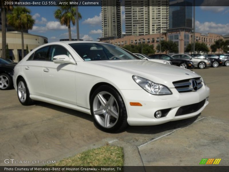 Arctic White / Cashmere 2009 Mercedes-Benz CLS 550