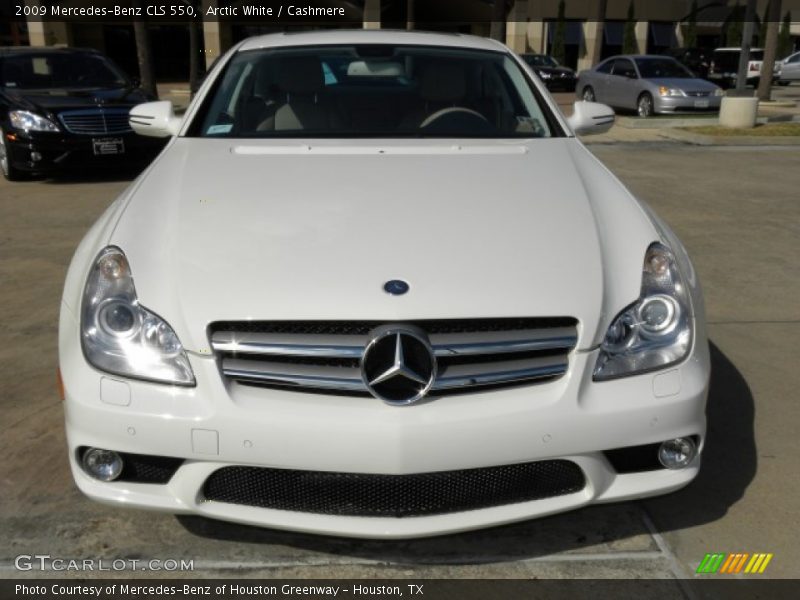 Arctic White / Cashmere 2009 Mercedes-Benz CLS 550