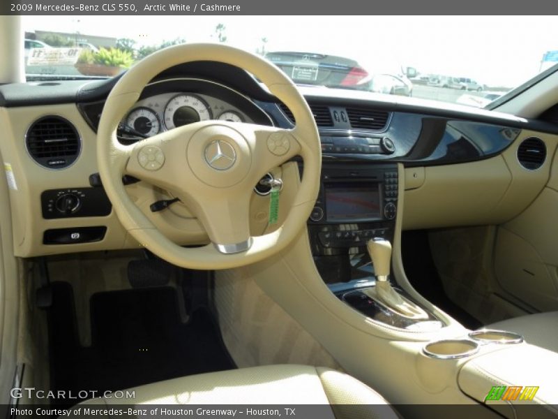 Arctic White / Cashmere 2009 Mercedes-Benz CLS 550