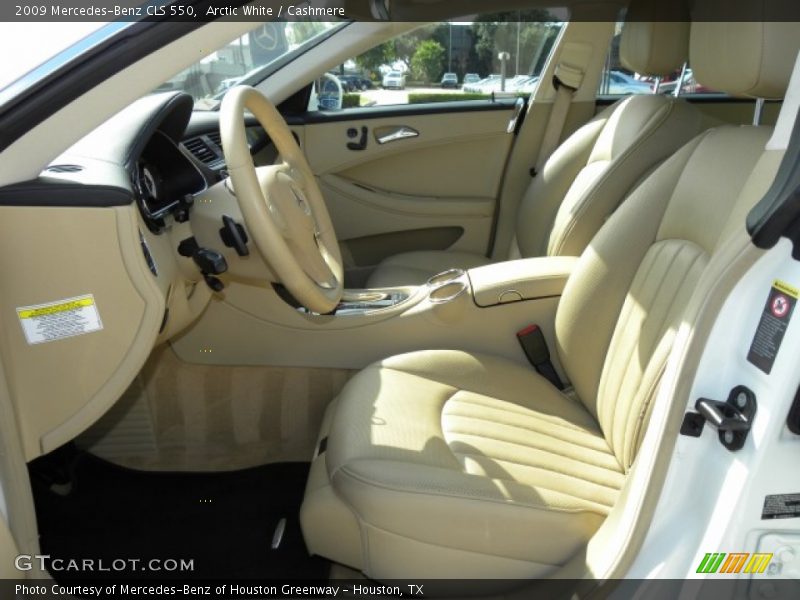 Arctic White / Cashmere 2009 Mercedes-Benz CLS 550