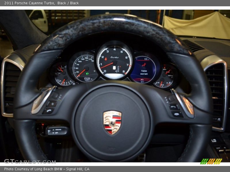 Black / Black 2011 Porsche Cayenne Turbo