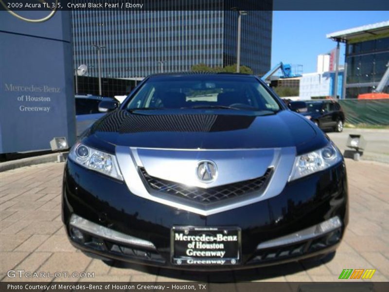 Crystal Black Pearl / Ebony 2009 Acura TL 3.5