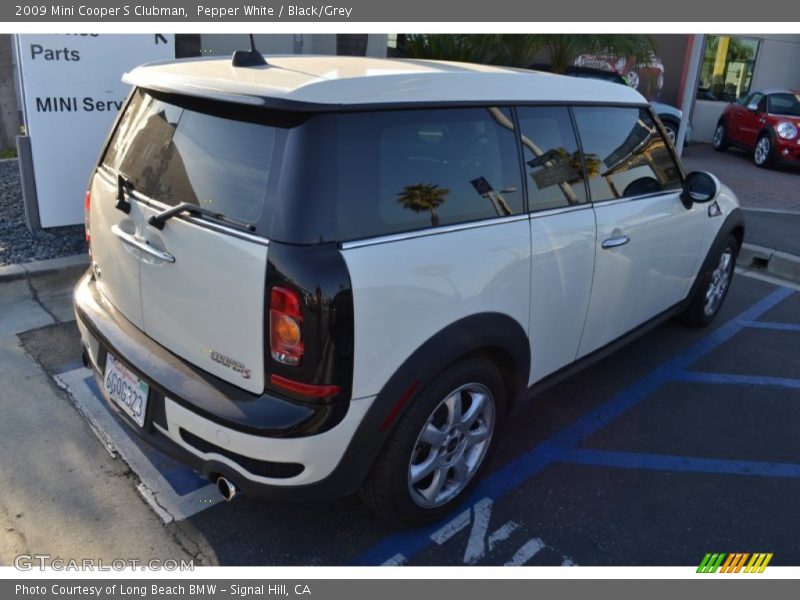 Pepper White / Black/Grey 2009 Mini Cooper S Clubman