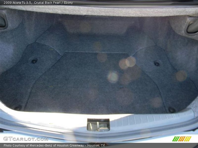 Crystal Black Pearl / Ebony 2009 Acura TL 3.5