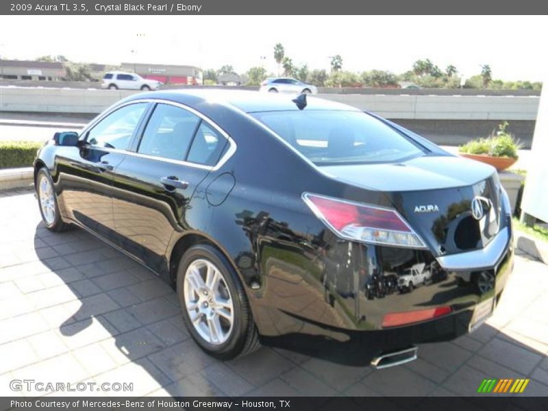 Crystal Black Pearl / Ebony 2009 Acura TL 3.5