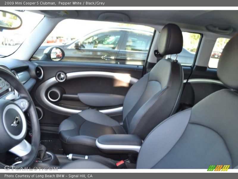Pepper White / Black/Grey 2009 Mini Cooper S Clubman