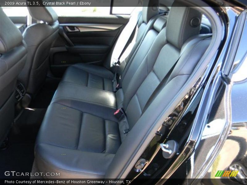 Crystal Black Pearl / Ebony 2009 Acura TL 3.5