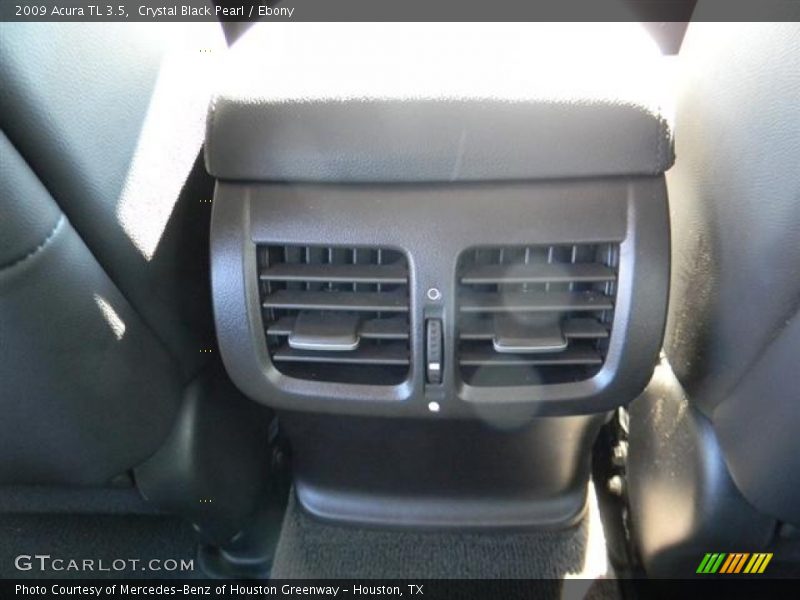 Crystal Black Pearl / Ebony 2009 Acura TL 3.5