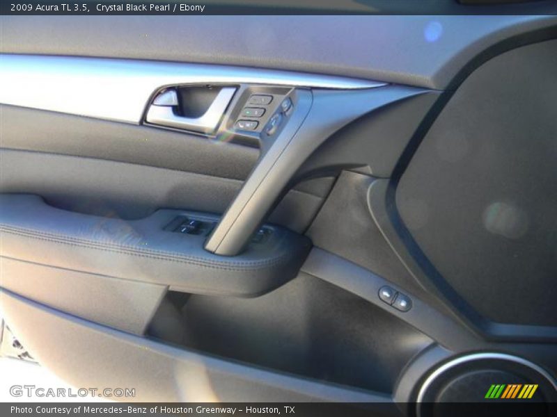 Crystal Black Pearl / Ebony 2009 Acura TL 3.5