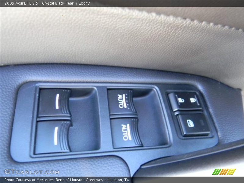 Crystal Black Pearl / Ebony 2009 Acura TL 3.5