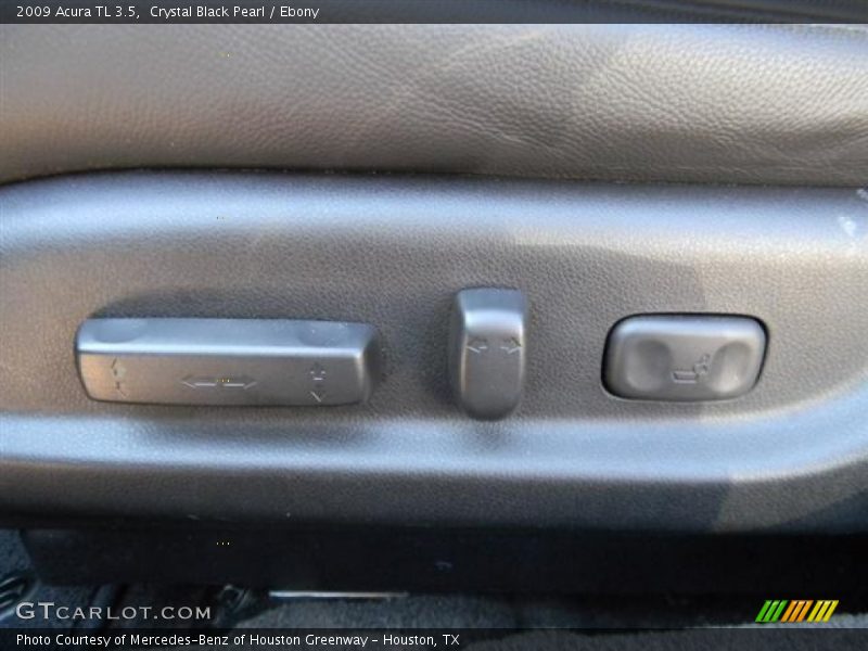 Crystal Black Pearl / Ebony 2009 Acura TL 3.5