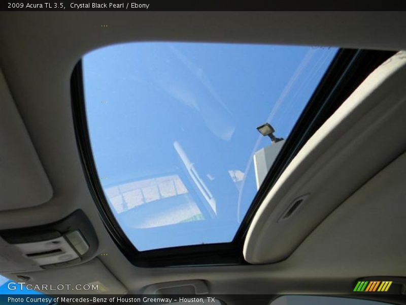 Crystal Black Pearl / Ebony 2009 Acura TL 3.5