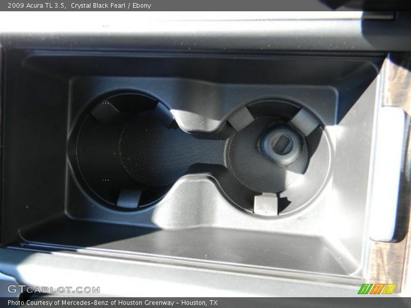 Crystal Black Pearl / Ebony 2009 Acura TL 3.5