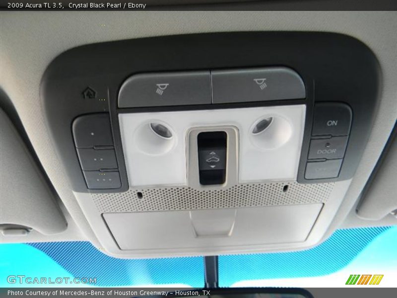 Crystal Black Pearl / Ebony 2009 Acura TL 3.5