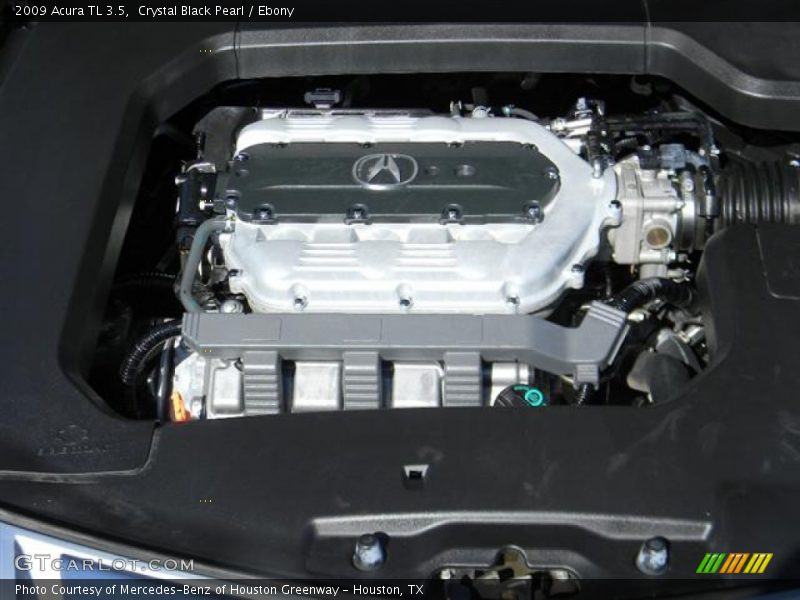 Crystal Black Pearl / Ebony 2009 Acura TL 3.5