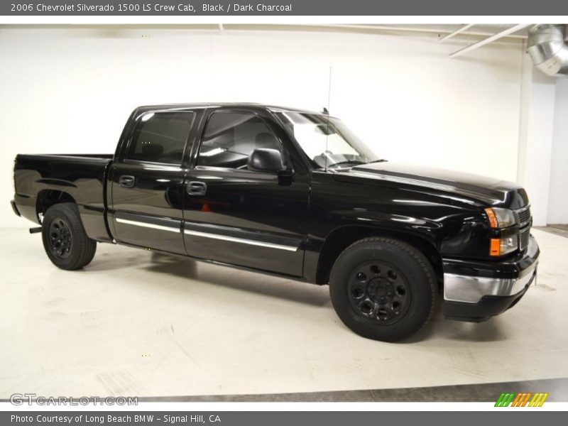 Black / Dark Charcoal 2006 Chevrolet Silverado 1500 LS Crew Cab