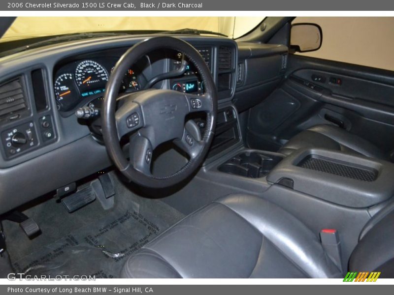 Black / Dark Charcoal 2006 Chevrolet Silverado 1500 LS Crew Cab