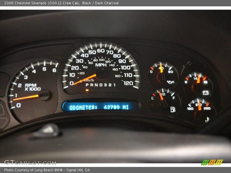 Black / Dark Charcoal 2006 Chevrolet Silverado 1500 LS Crew Cab