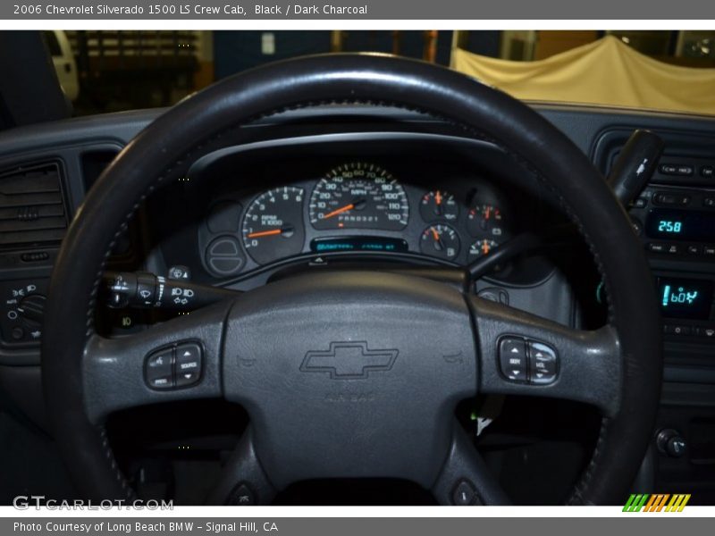 Black / Dark Charcoal 2006 Chevrolet Silverado 1500 LS Crew Cab