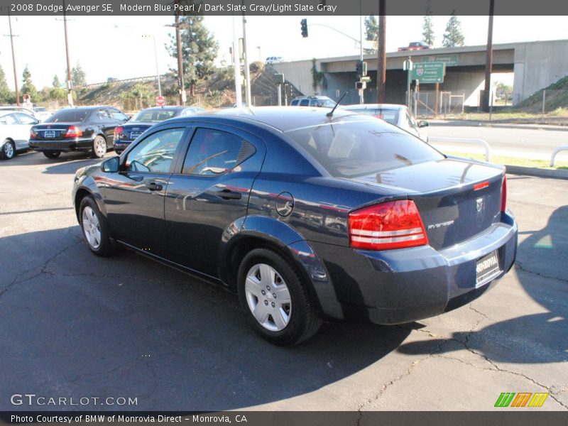 Modern Blue Pearl / Dark Slate Gray/Light Slate Gray 2008 Dodge Avenger SE