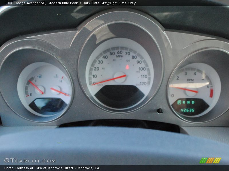 Modern Blue Pearl / Dark Slate Gray/Light Slate Gray 2008 Dodge Avenger SE