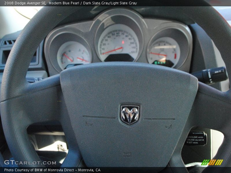 Modern Blue Pearl / Dark Slate Gray/Light Slate Gray 2008 Dodge Avenger SE