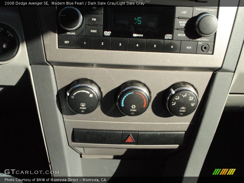 Modern Blue Pearl / Dark Slate Gray/Light Slate Gray 2008 Dodge Avenger SE