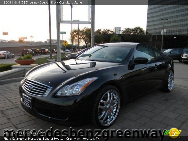 Black Obsidian / Stone 2008 Infiniti G 37 Journey Coupe